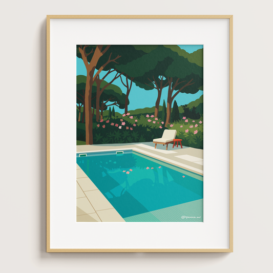 Piscine - Affiche