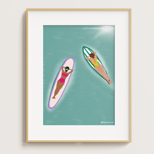 Surfeuses - Affiche