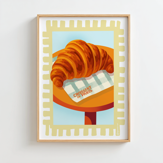 Croissant de Paris - Affiche