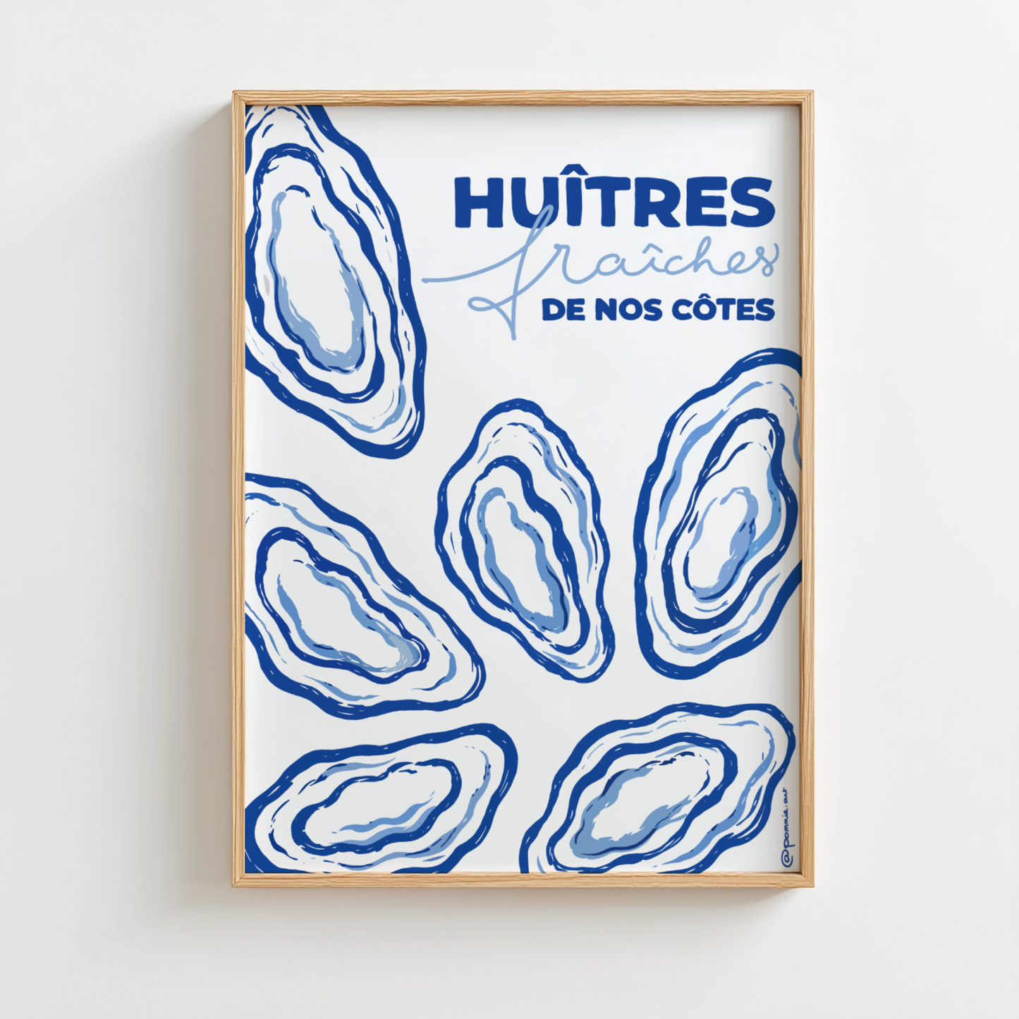 Huîtres - Affiche