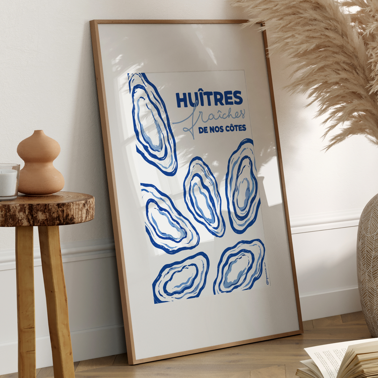 Huîtres - Affiche