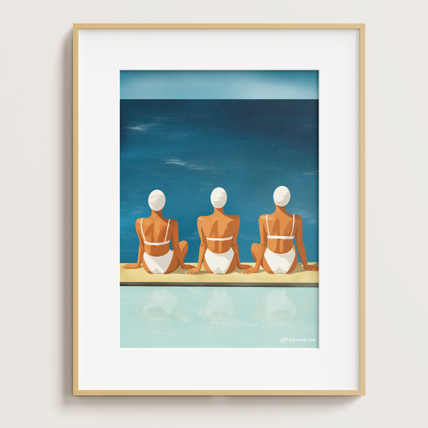 Les Nageuses - Affiche