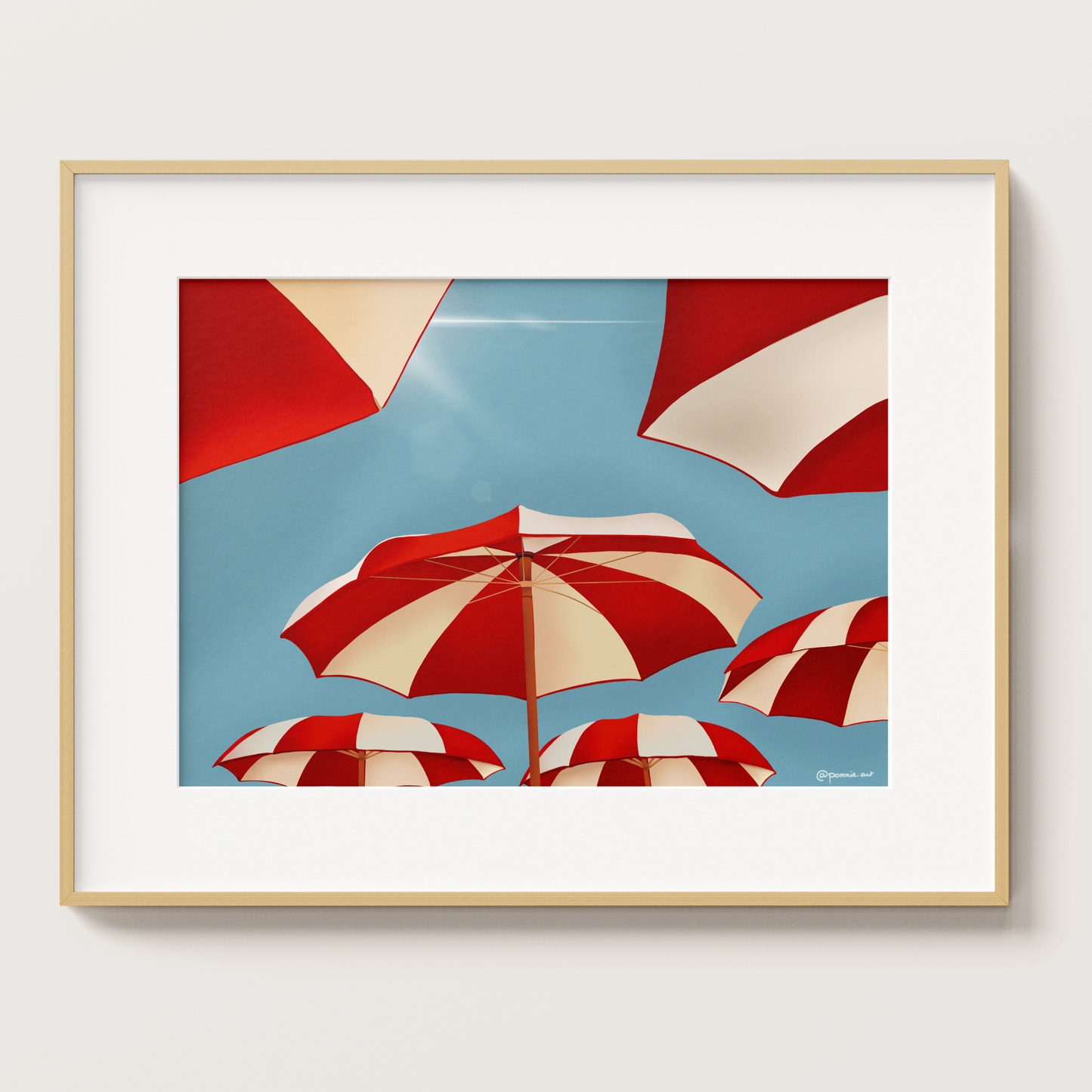 Parasols - Affiche