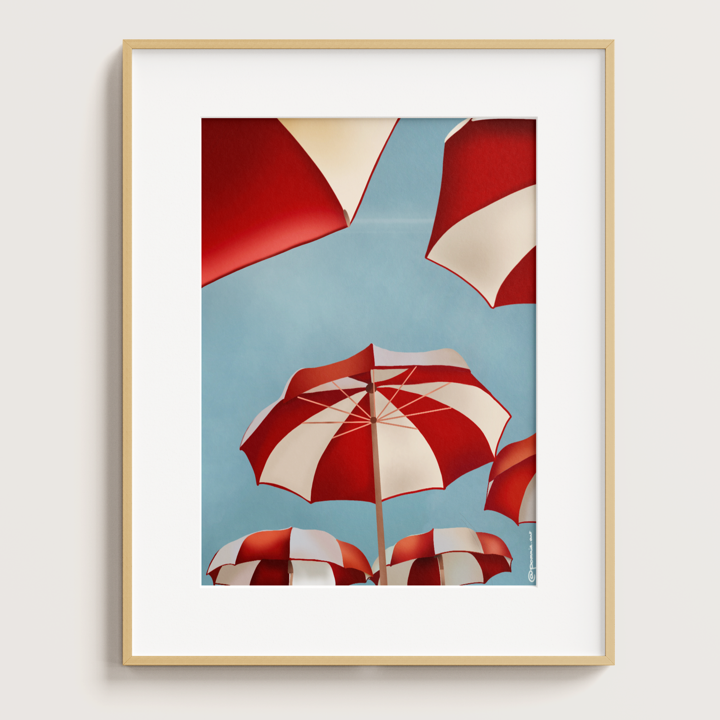 Parasols - Affiche