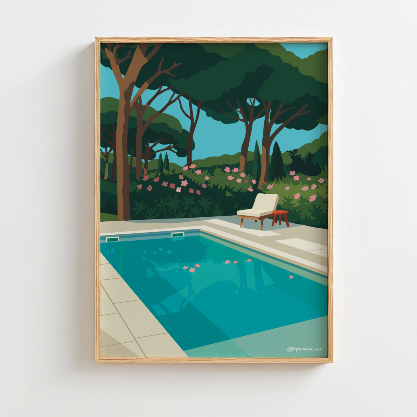 Piscine - Affiche