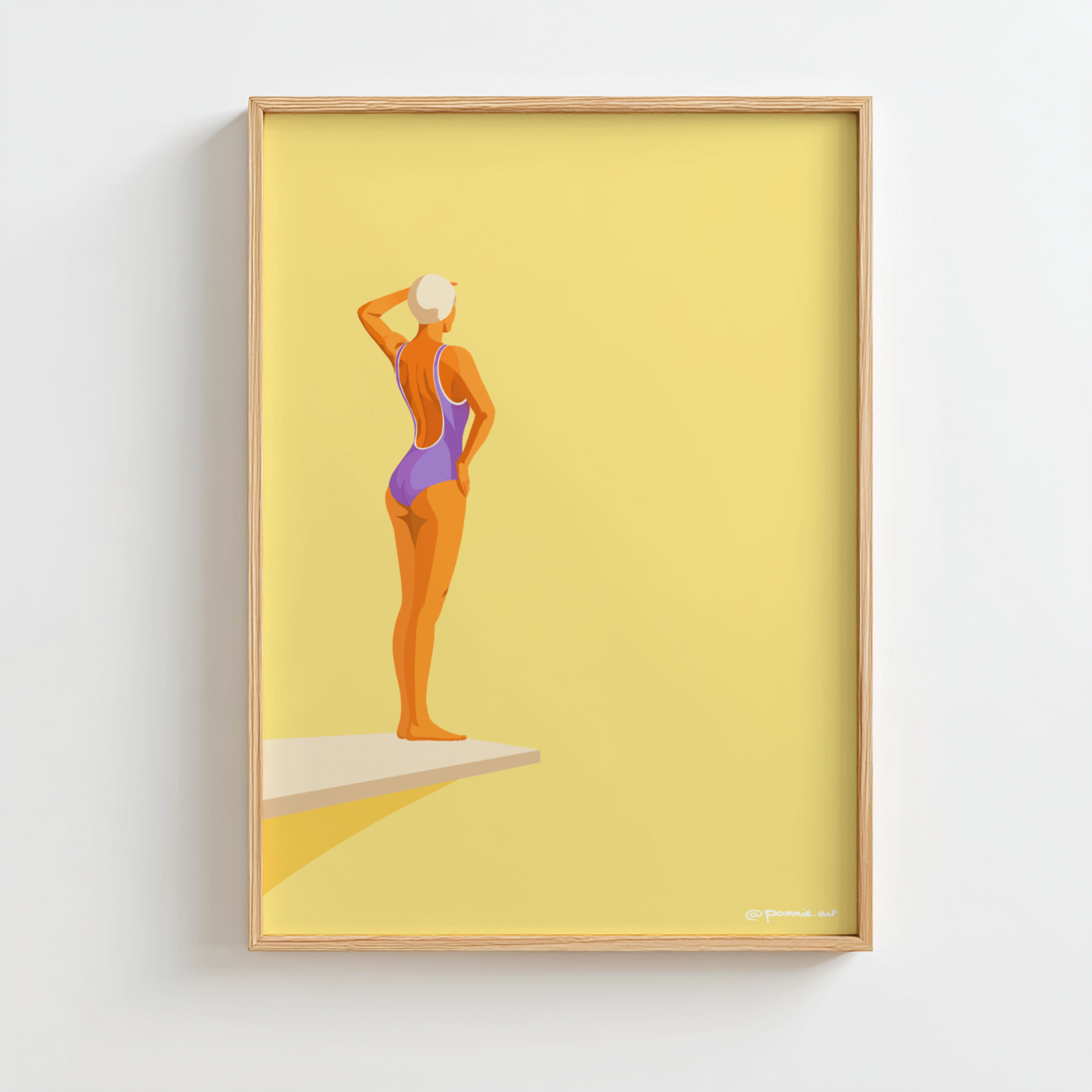 Plongeuse - Affiche