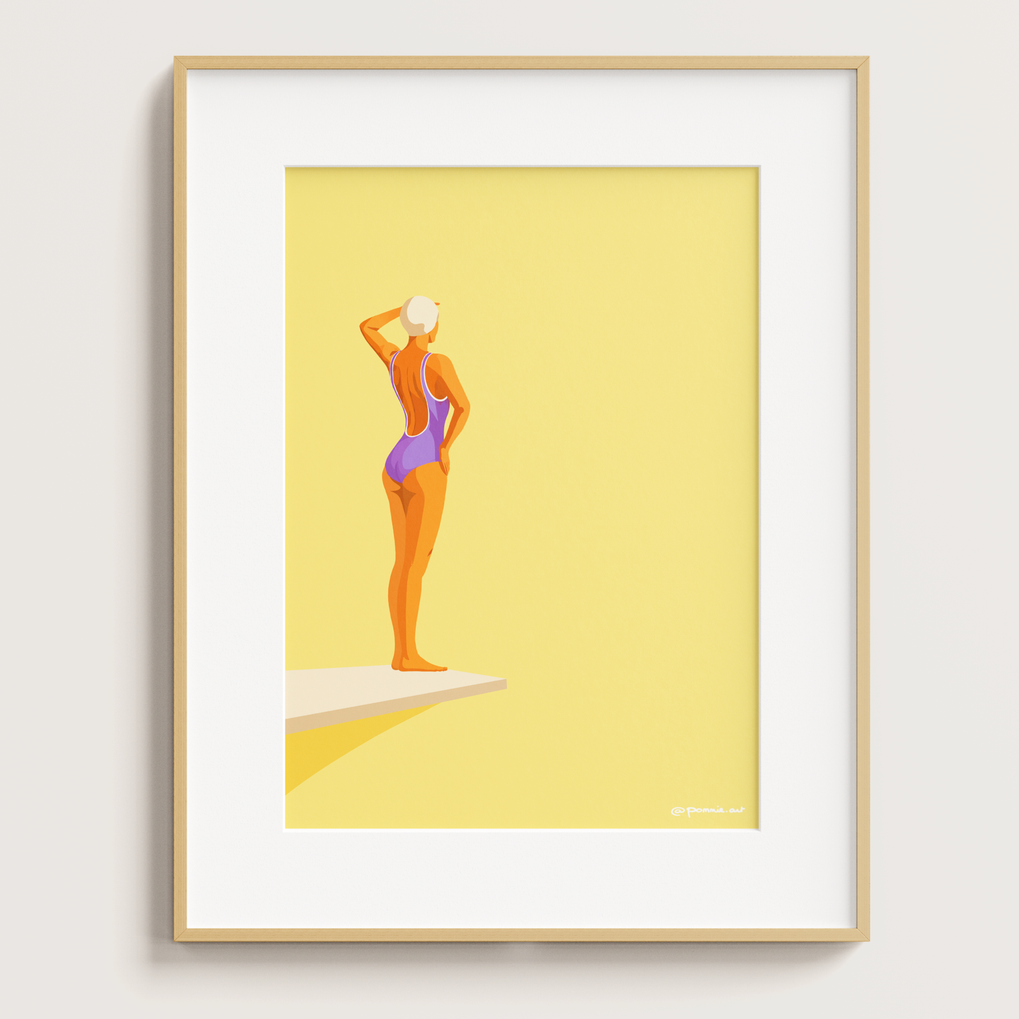 Plongeuse - Affiche