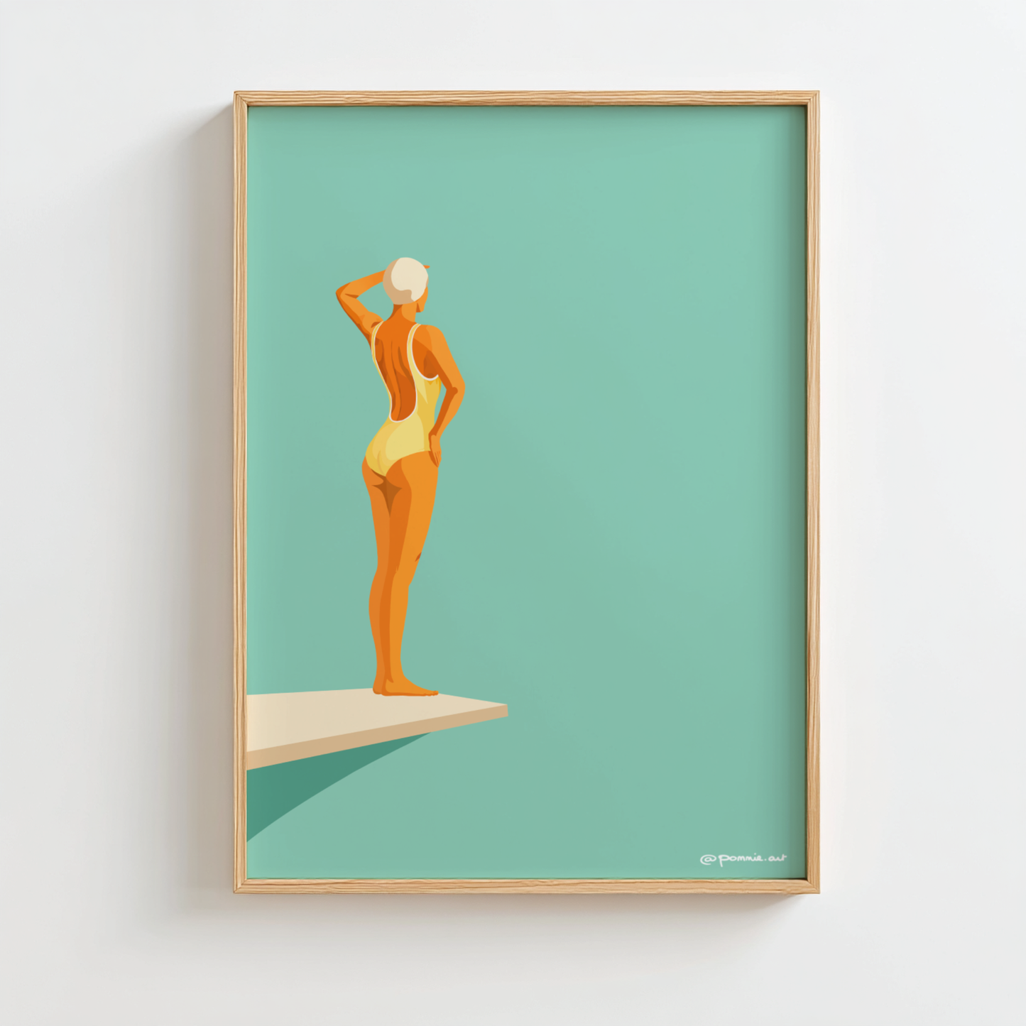 Plongeuse - Affiche