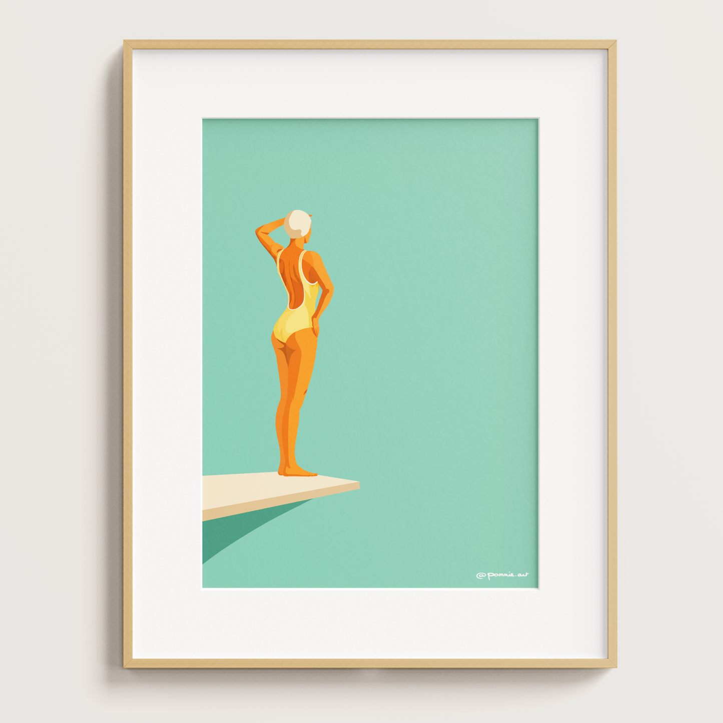 Plongeuse - Affiche