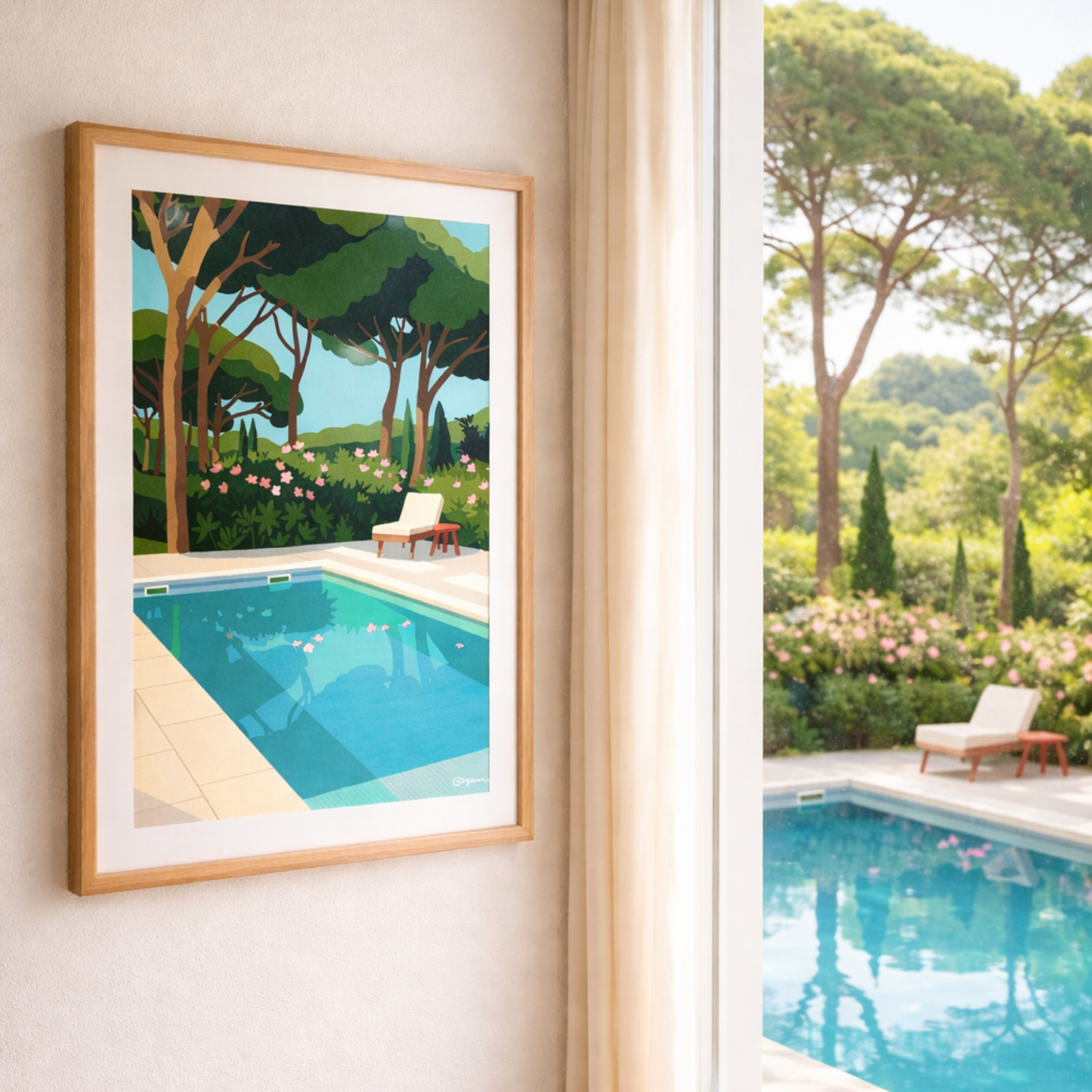 Piscine - Affiche