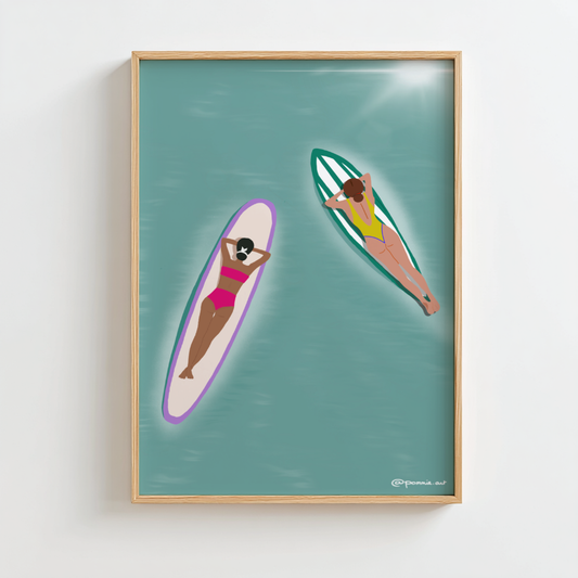Surfeuses - Affiche