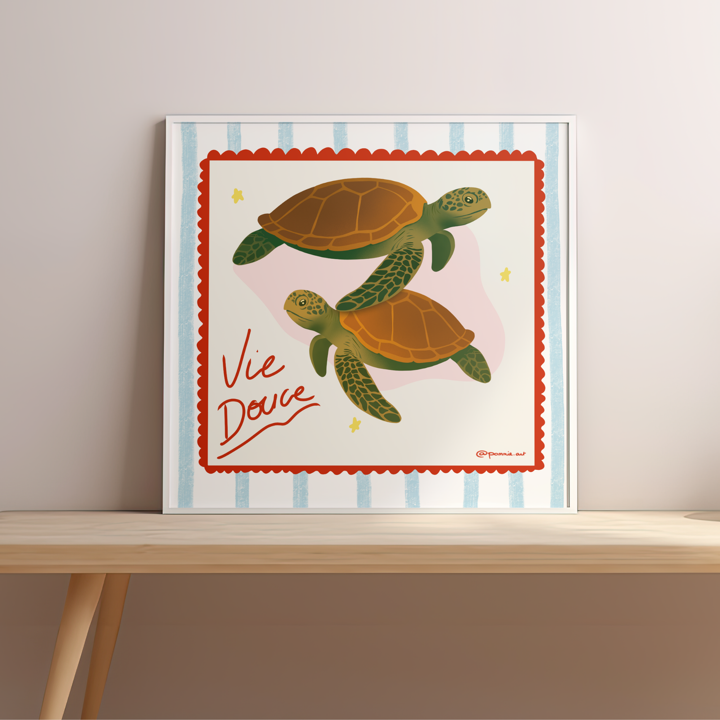 Tortues de Mer - Affiche