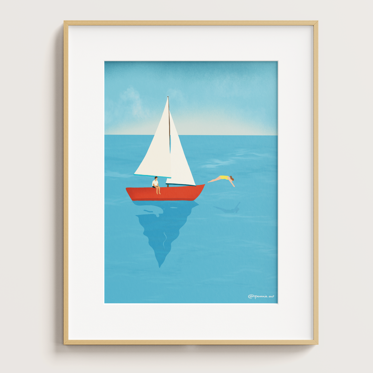 Voilier - Affiche
