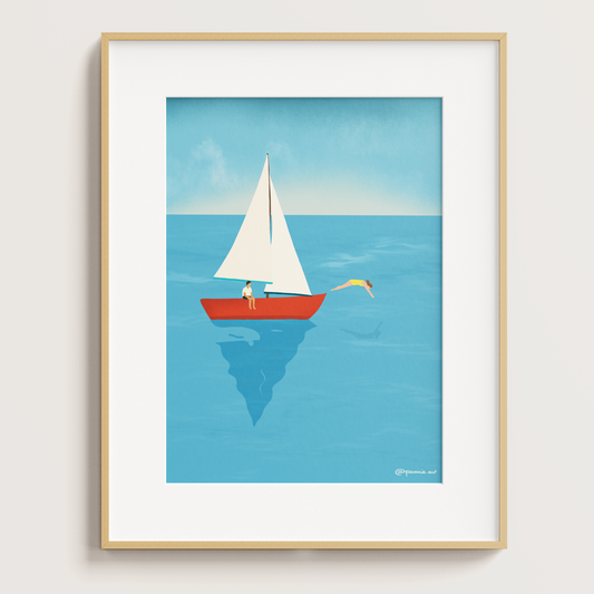 Voilier - Affiche