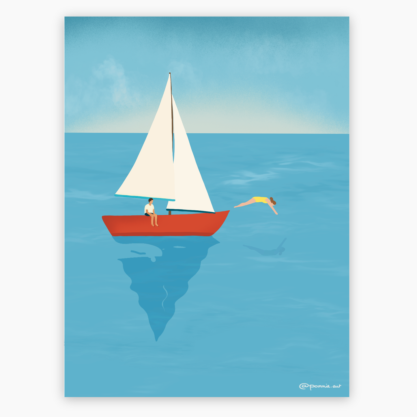 Voilier - Affiche