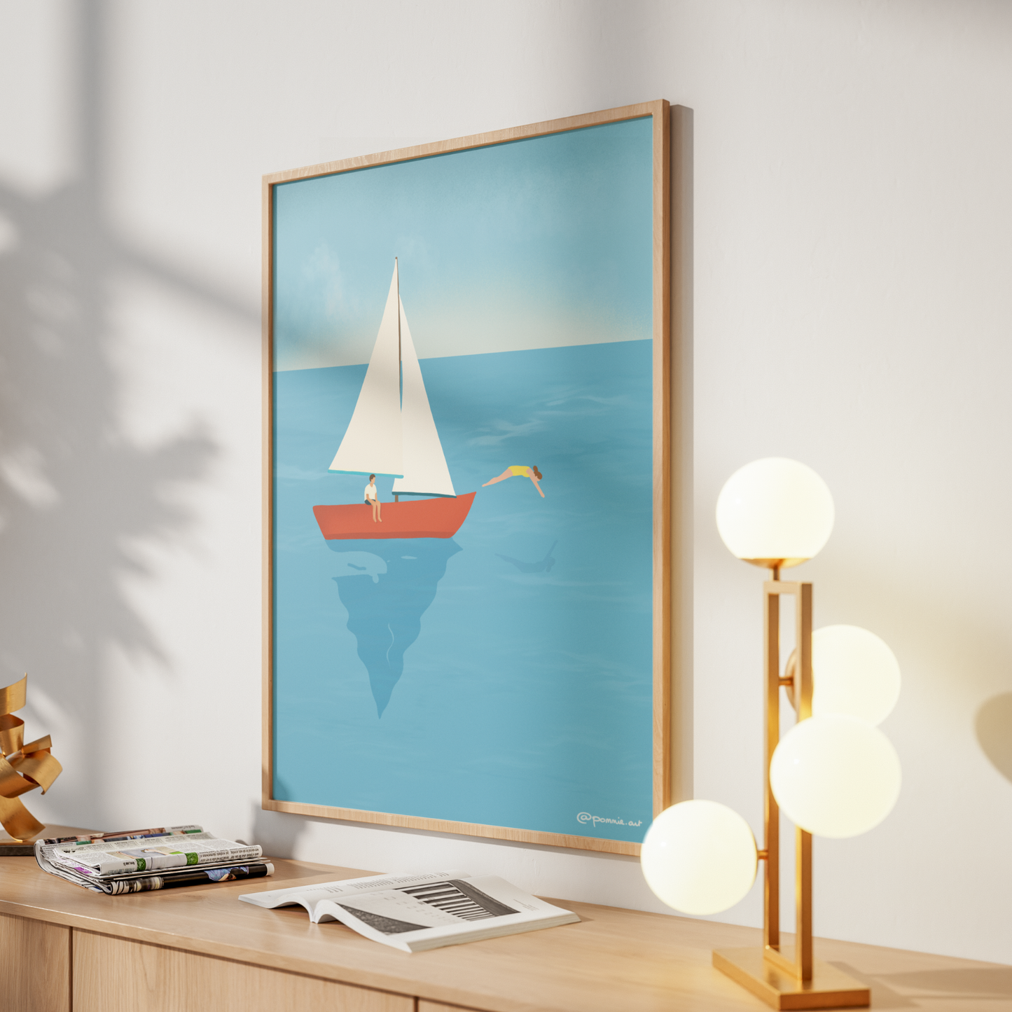 Voilier - Affiche