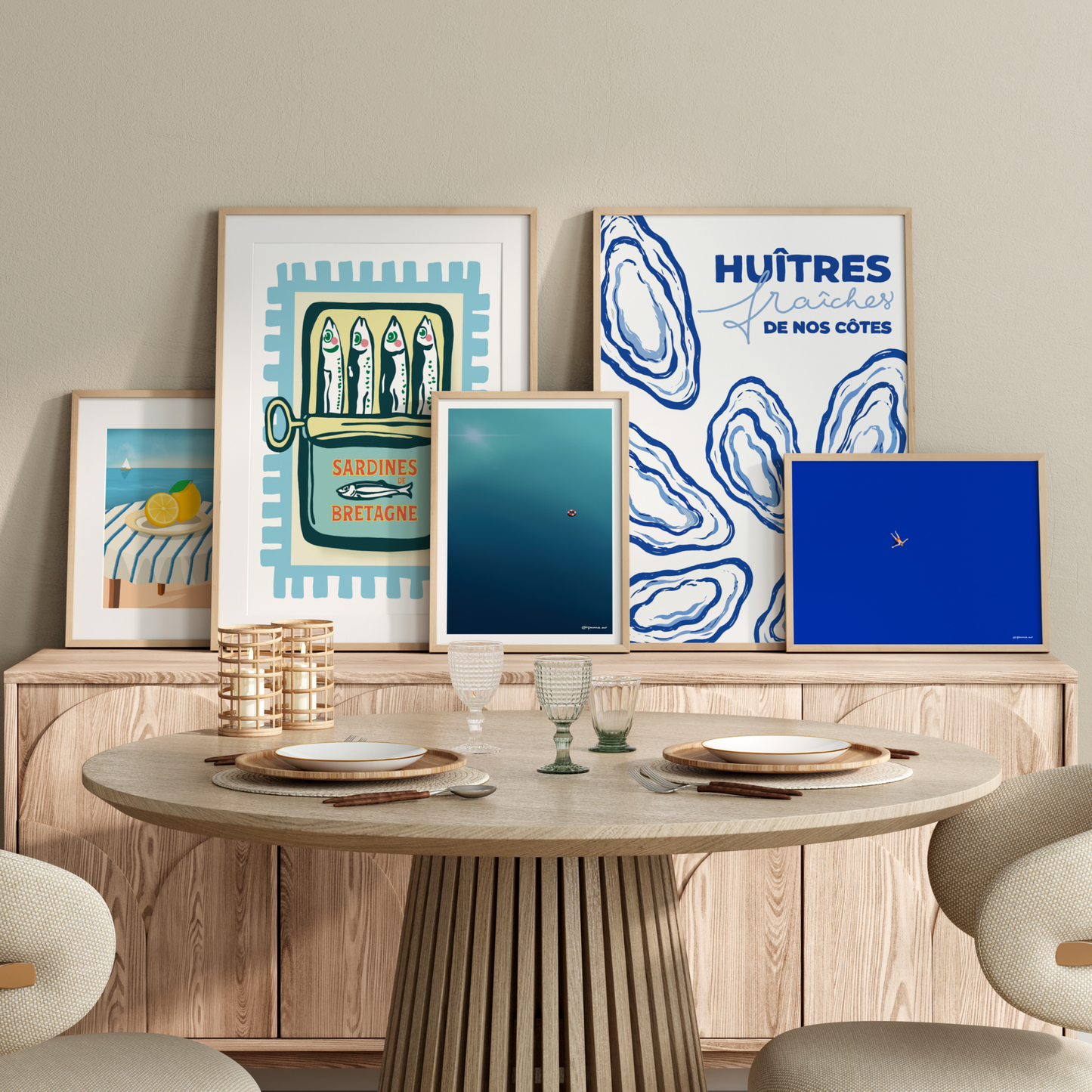 Huîtres - Affiche