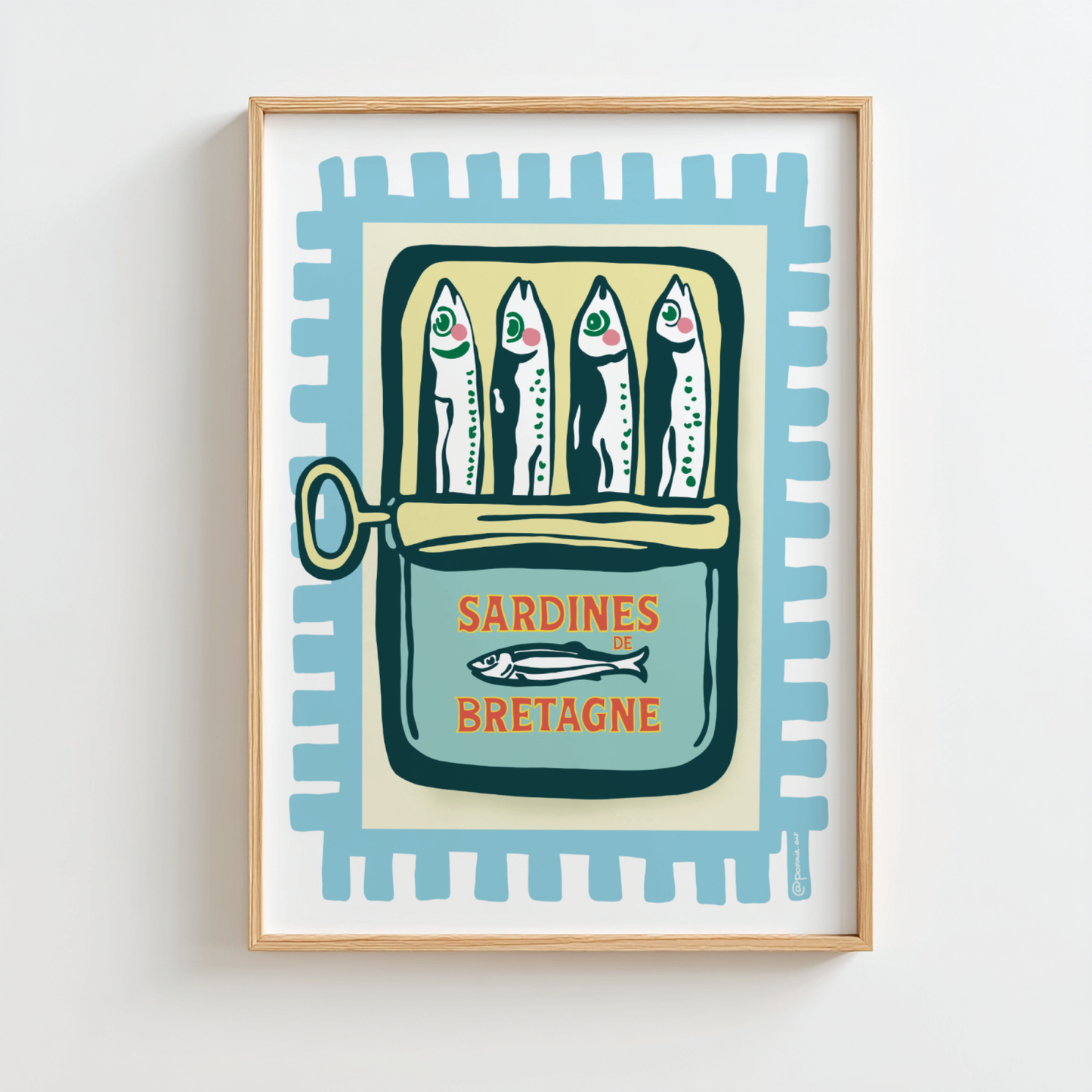 Sardines de Bretagne - Affiche
