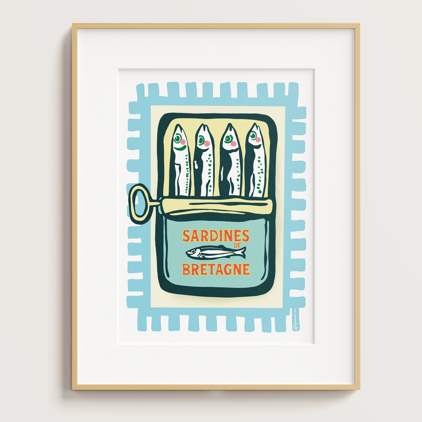 Sardines de Bretagne - Affiche