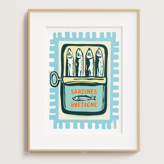 Sardines de Bretagne - Affiche