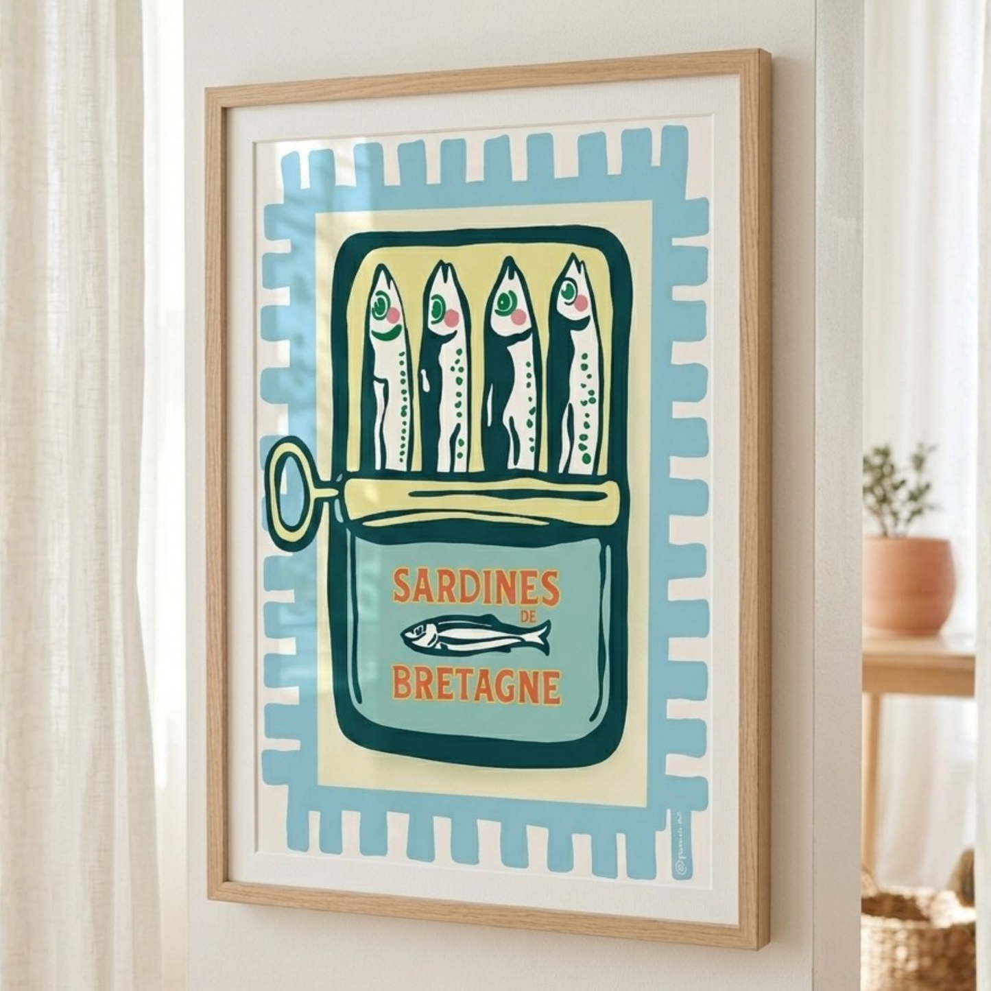 Sardines de Bretagne - Affiche